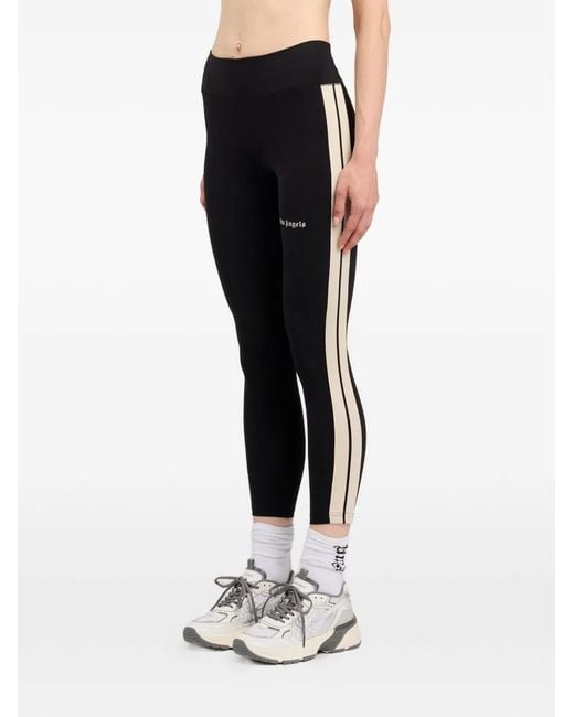 Palm Angels Black Cotton Trousers