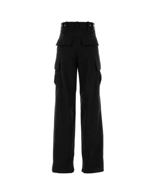 Bottega Veneta Black Trousers Fine Wool