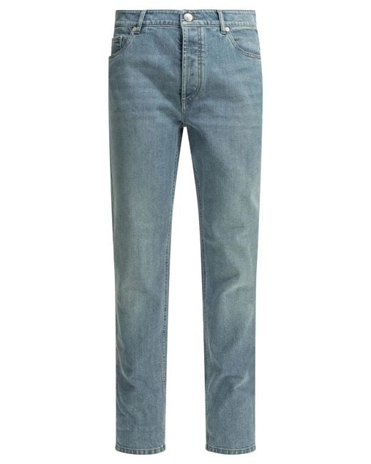 Brunello Cucinelli Blue Straight-Leg Jeans for men