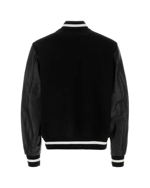 Givenchy Black Mix Material Varsity for men