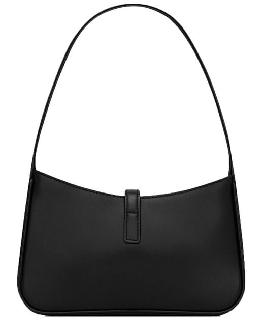 Saint Laurent Black Le 5 À 7" Mini Hobo Bag
