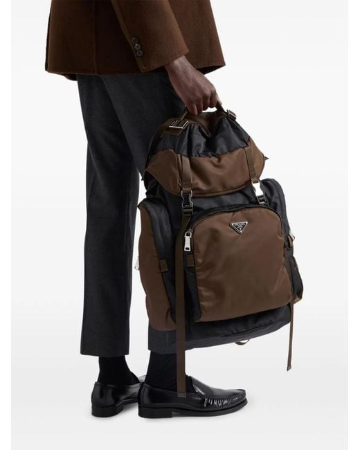 Prada Black Re-Nylon Backpack for men