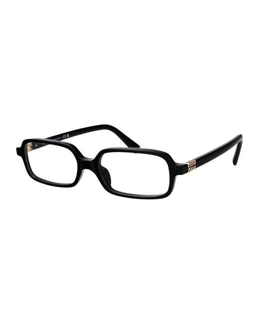 Miu Miu Black Acetate Glasses