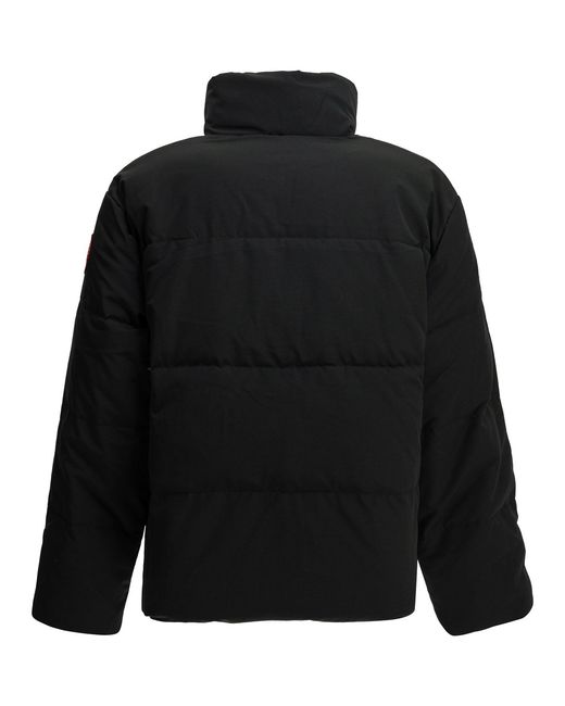 Canada Goose Black "Bayview" Short Down Jacket for men