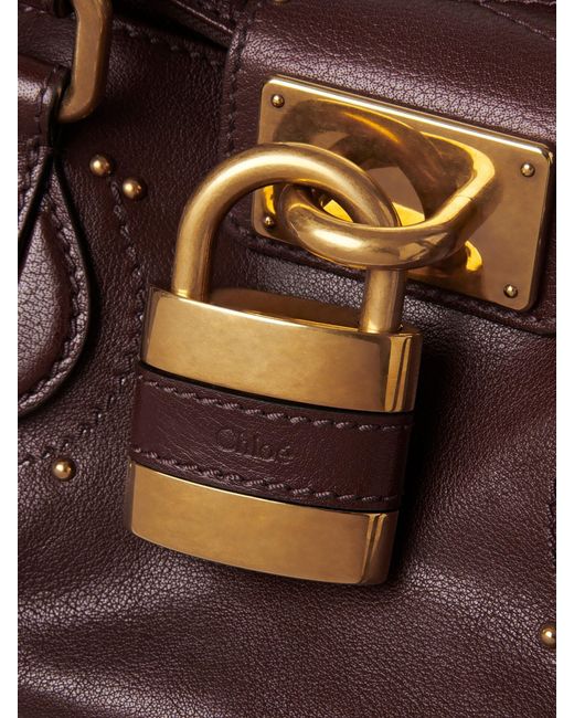 Chloé Brown Paddington Leather Tote Bag