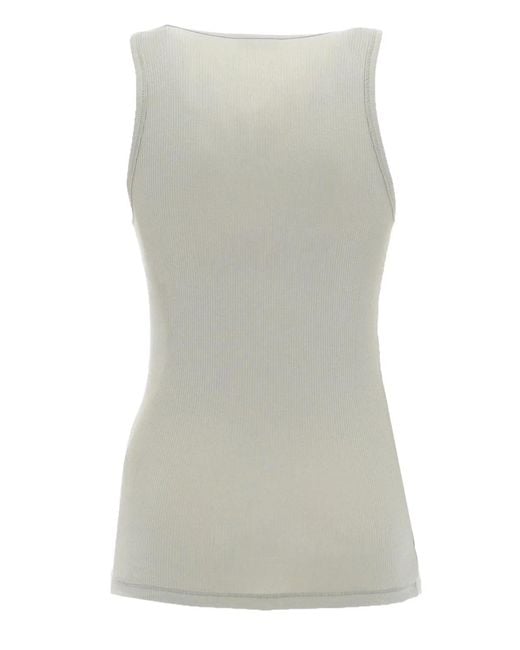 Filippa K Gray Thin Ribbed Top