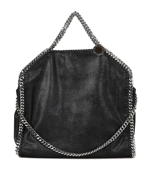 Stella McCartney Black Falabella Three Chain Tote