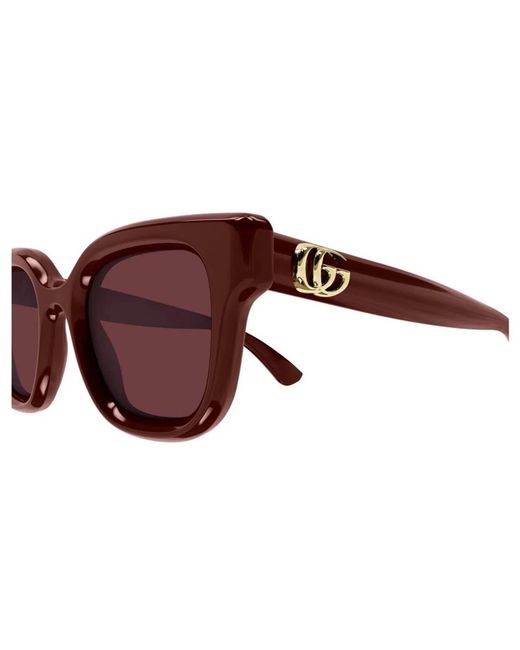 Gucci Red Sunglasses