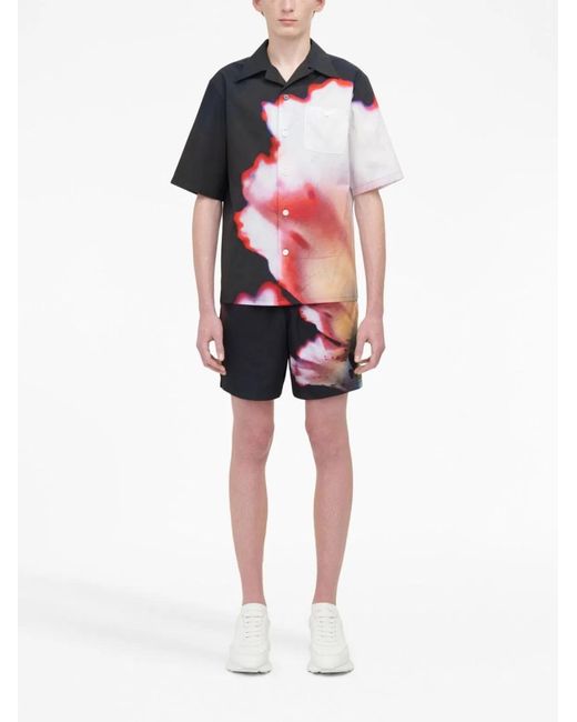 McQueen Multicolor Hawaiian Shirt for men