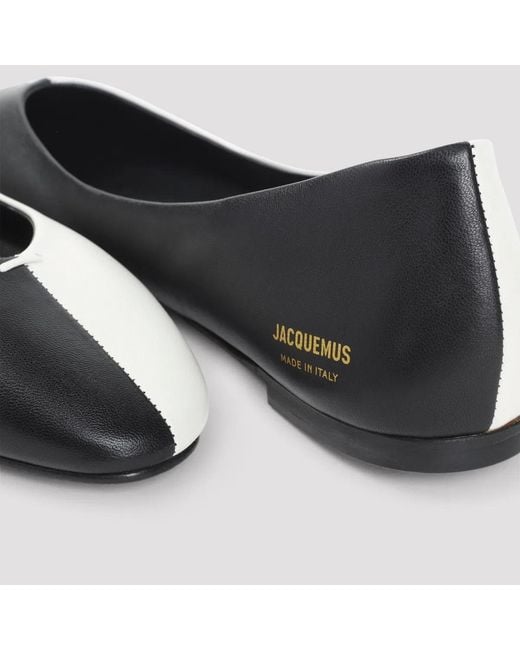 Jacquemus White Les Ballerines Ovalo