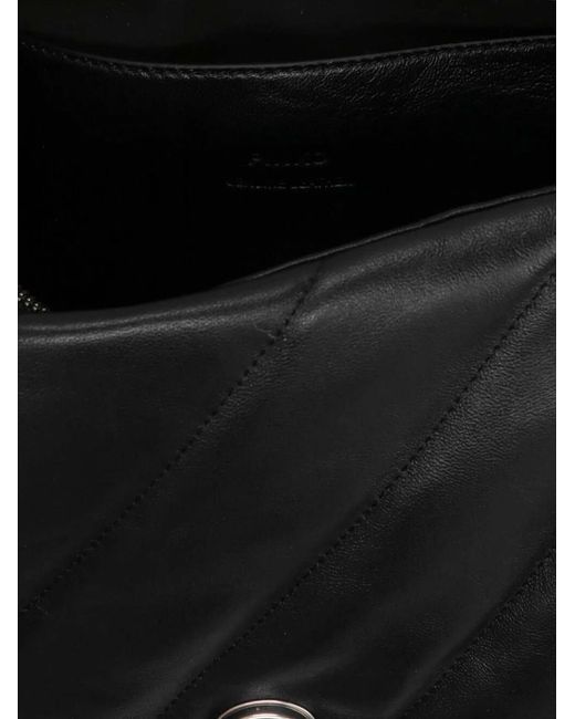 Pinko Black 'Classic Love Puff' Crossbody Bag