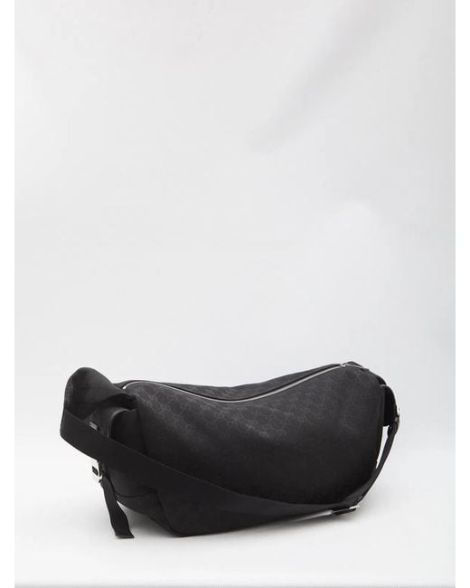 Gucci Black Polyester Cotton Crossbody Bag for men