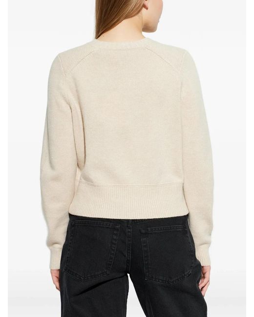 Isabel Marant White Wool Cashmere Sweater