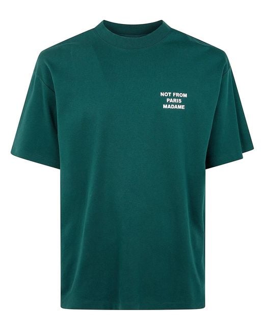 Drole de Monsieur Green "Bold Slogan" T-Shirt for men