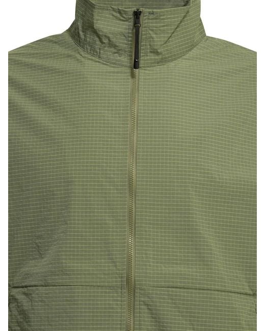 Goldwin Green "Dope Dyed Rip-Stop" Windbreaker Jacket for men