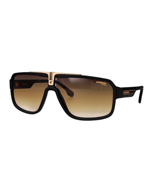 Carrera Brown Matte Polyamide Sunglasses for men
