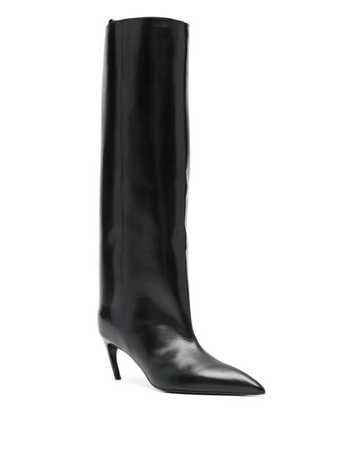 The Attico Black "Lea" Heel 65 Mm Boots