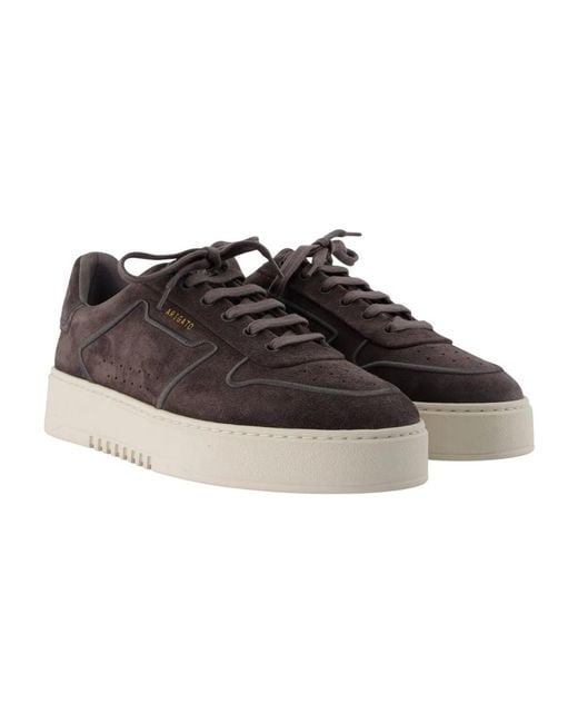 Axel Arigato Brown Orbit Embroidery Trainers for men