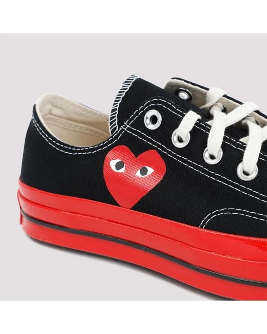 COMME DES GARÇONS PLAY Red Heart Print Sneakers for men