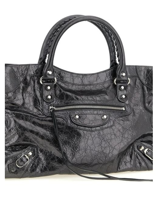 Balenciaga Black 'Le City M' Handbag