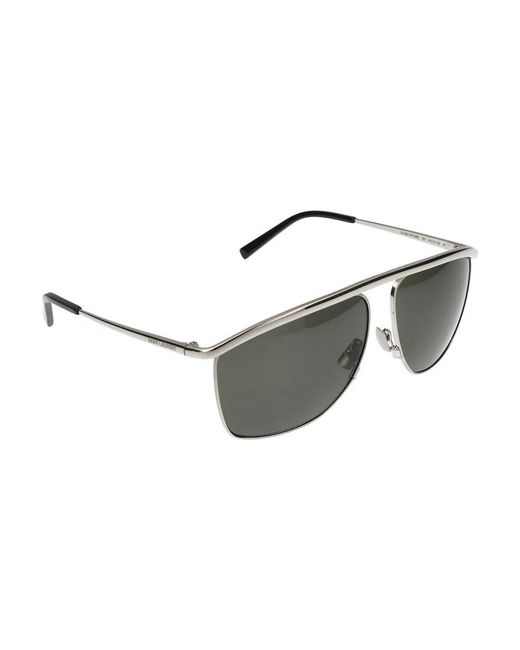 Saint Laurent Gray Sunglasses Sl 820 Victoire 001/13/135