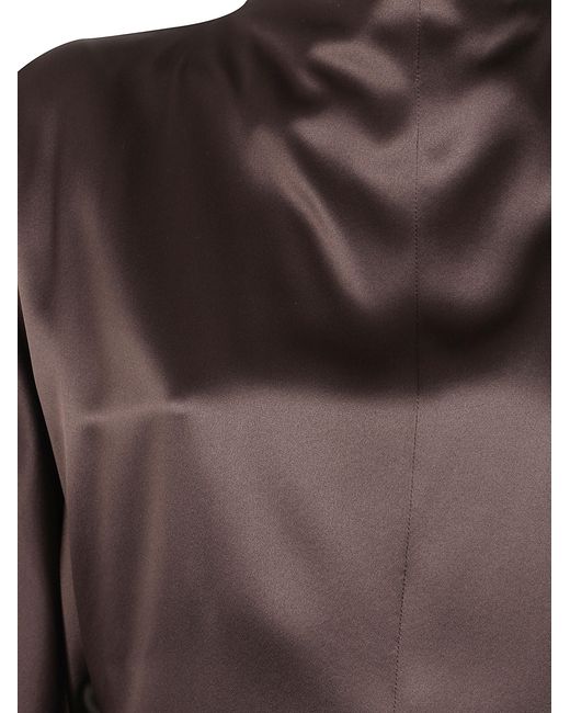 Max Mara Brown "Mxs Spuma" Long Dress
