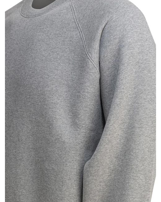 Stussy Gray Stussy Cotton Sweatshirt for men