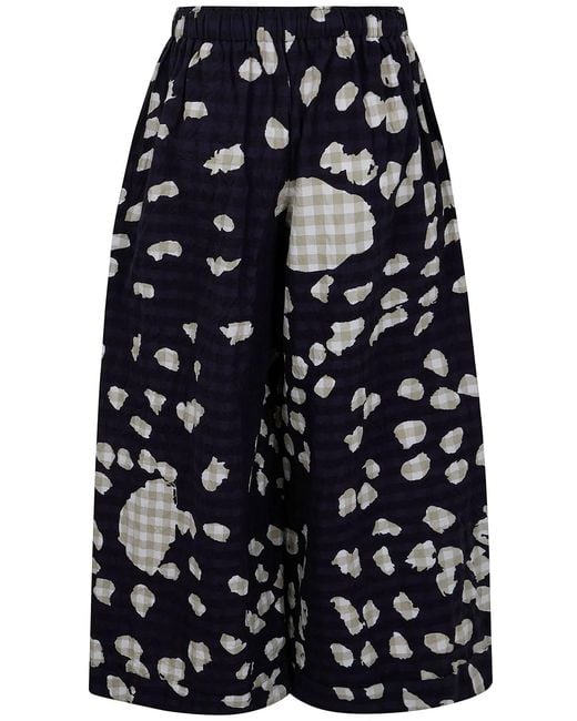 Daniela Gregis Blue "Pijiama Plus" Wide Leg Trousers