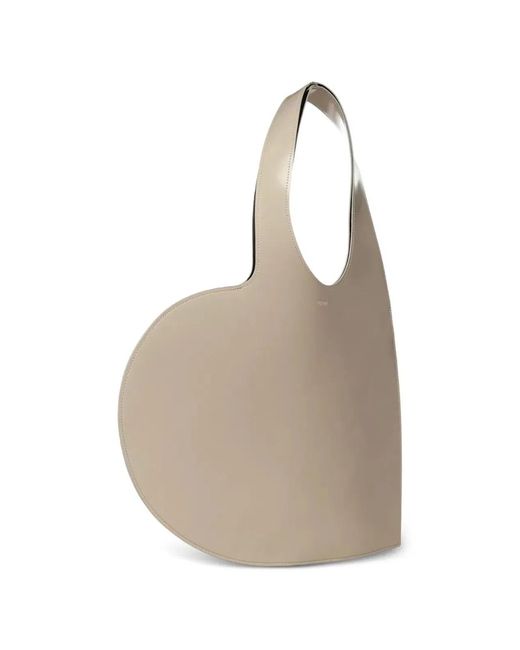Coperni Natural "Heart" Tote Bag