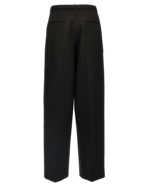 Jil Sander Black Wool Pants