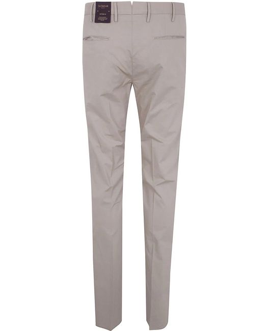 Incotex Gray Classic Chino Trousers for men