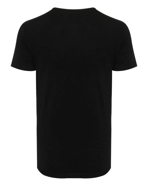 Versace Black Tshirt Intima Medusa for men