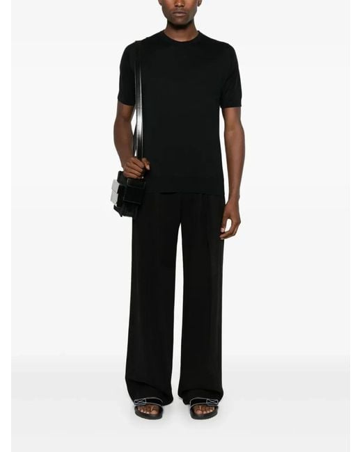 John Smedley Black Kempton for men