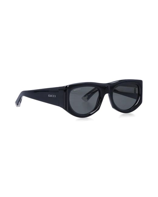 Gucci Black Rectangular Frame Sunglasses