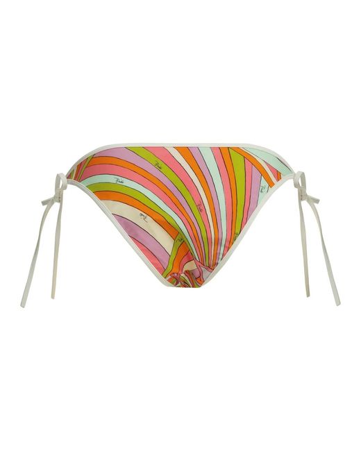 Emilio Pucci White "Marmo" Bikini Briefs