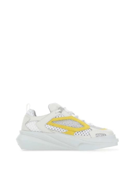 1017 ALYX 9SM Yellow Two-Tone Leather Hiking Sneakers