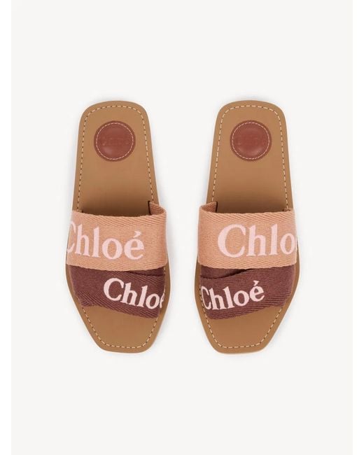 Chloé Brown Woody Clogs