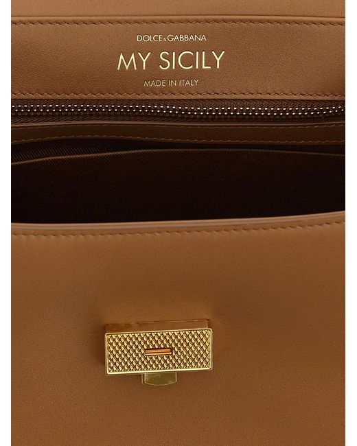 Dolce & Gabbana Brown Dolce & Gabbana 'My Sicily' Small Handbag
