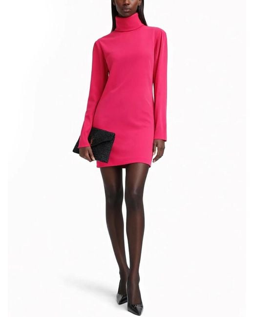 Saint Laurent Pink Boxy Dress