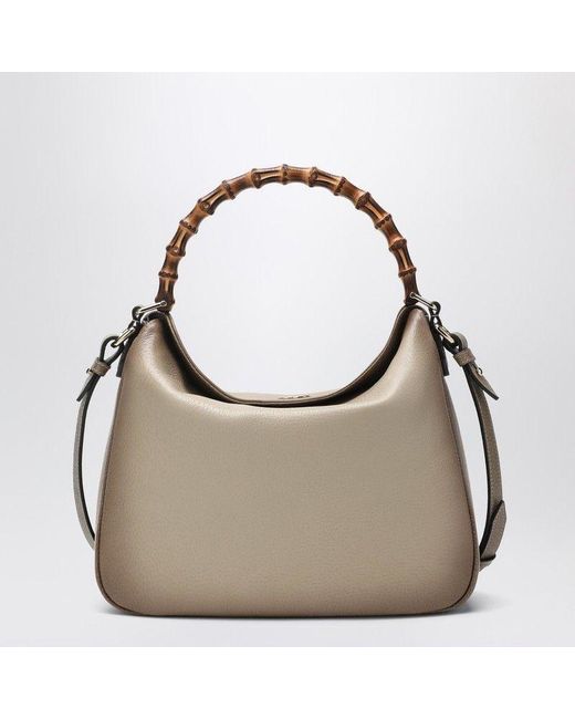 Gucci Gray Shoulder Bag Diana Medium Size