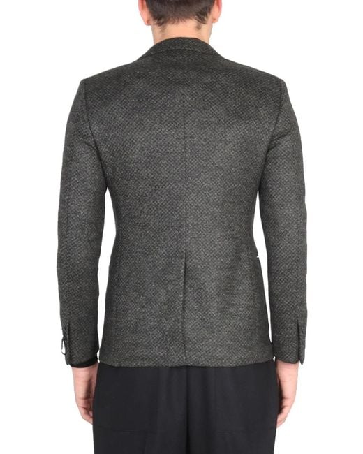 Tonello Gray Singlebreasted Jacket for men