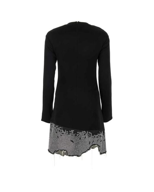 J.W. Anderson Black Triacetate Blend Dress