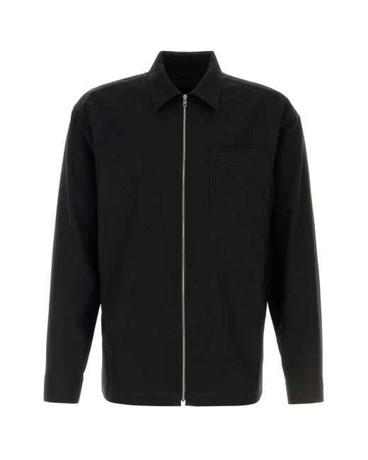 Prada Black Cotton Shirt for men
