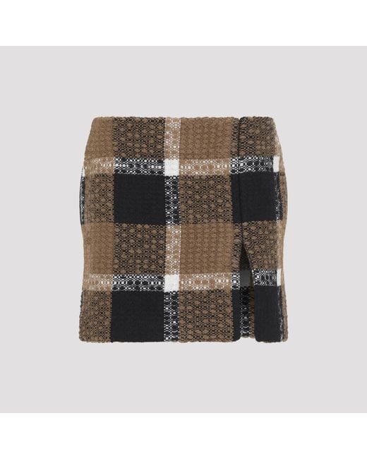 Céline Brown Mini Skirt