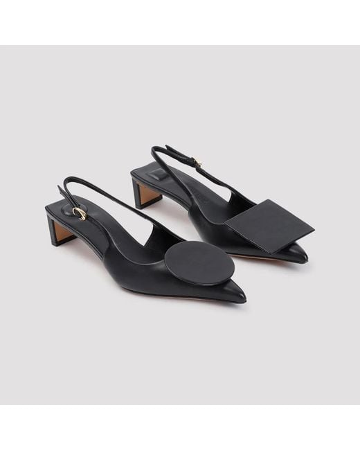 Jacquemus Black Les Slingbacks Duelo B Pumps