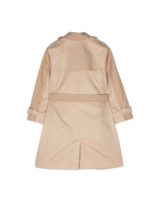 Burberry Natural Trench Coat With Anais Belt