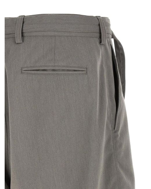 Cellar Door Gray 'Viper' Bermuda Shorts for men