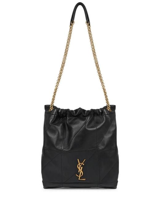 Saint Laurent Black Ysl Bo Jamie Pochon 7_Agneau P