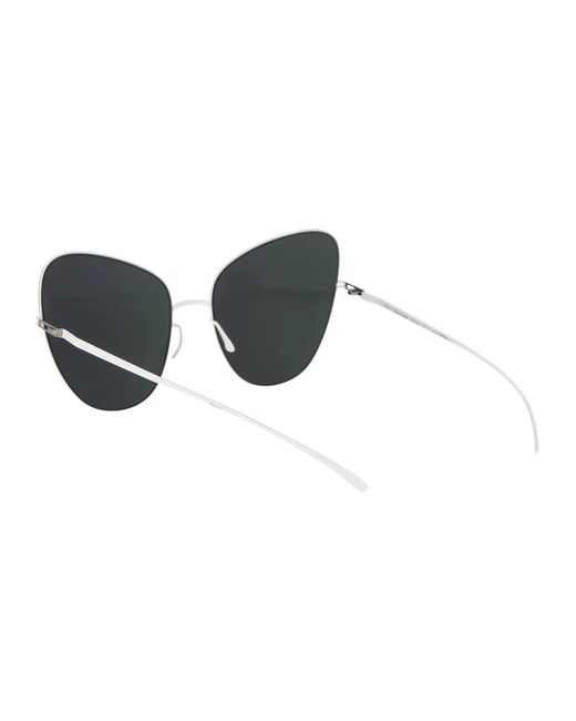 Mykita Gray E13 Dark Solid Metal Sunglasses