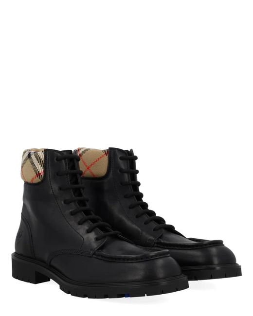 Burberry Black "Rogue" Leather Boot for men